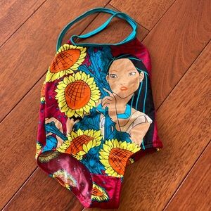 Vintage Pocahontas Girls Swimsuit